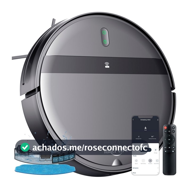 Aspirador de Pó Para Casa Robô Inteligente Com Sensores Anti- queda IDALI LIFE