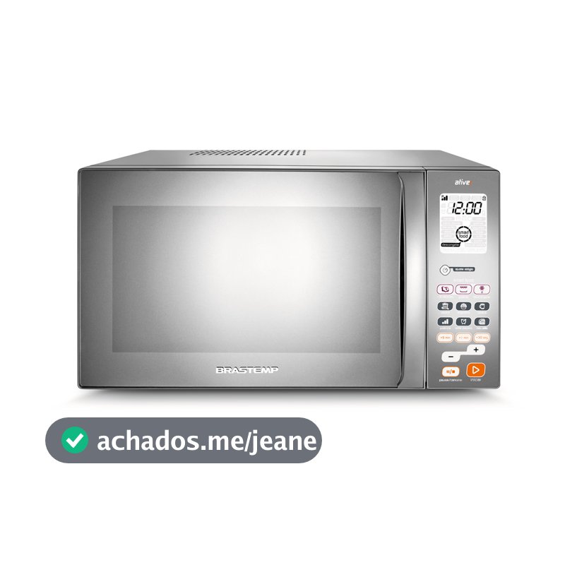 Micro-ondas Brastemp 38 Litros cor Inox Espelhado com Grill - BMJ38AR