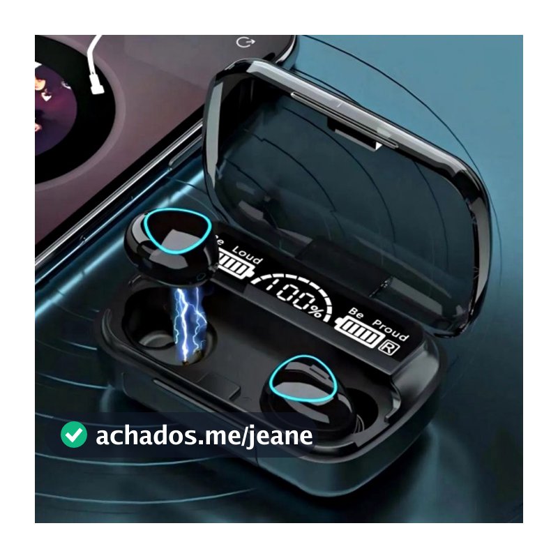 🎧 FONE DE OUVIDO BLUETOOTH M10 TWS – SOM POTENT