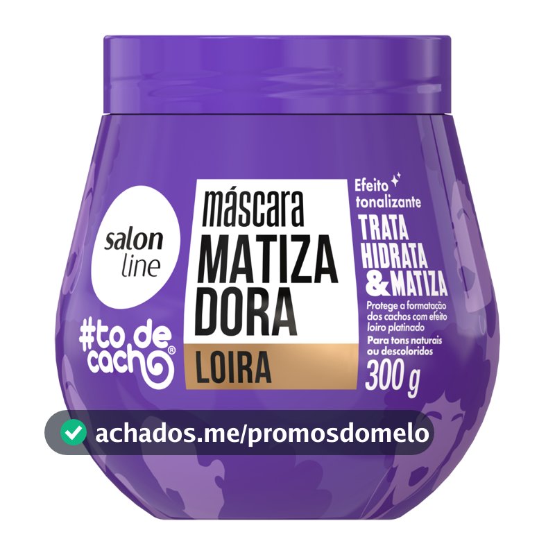 #todecacho Máscara Matizadora Roxa 300g