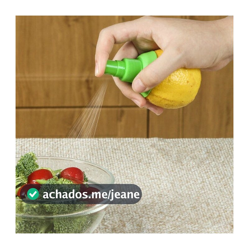 Spray Borrifador Prático Direto na Fruta  4,3 x 4,3 x 10 cm - Clink