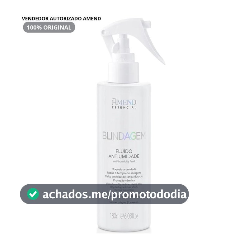 Fluído Antiumidade Amend Cosmetics Blindagem Essencial Bloqueio A Umidade 180ml