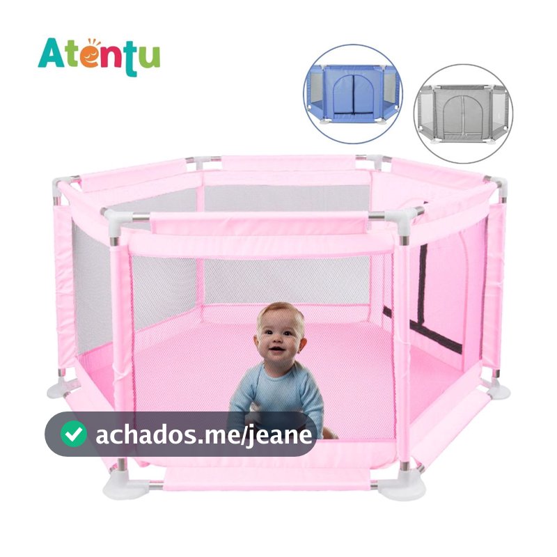 Cercadinho Para Bebê Chiqueirinho Infantil Portátil Menino Menina