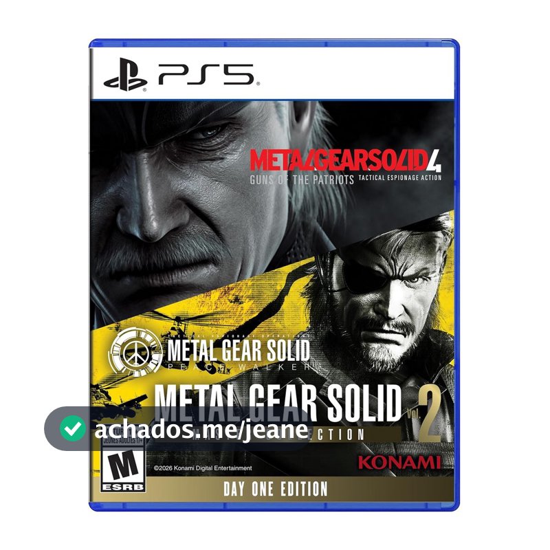 Metal Gear Solid Master Collection Vol 2 PS5 Midia Fisica