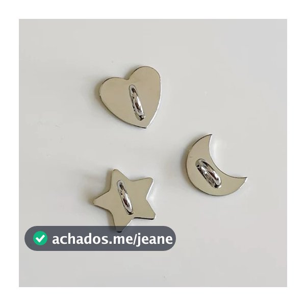 2.5cm Coração Estrela Metal Telefone Charme Titular Caso Do Móvel Anel De Dedo Suporte Gancho Fivela DIY Acessórios Supr