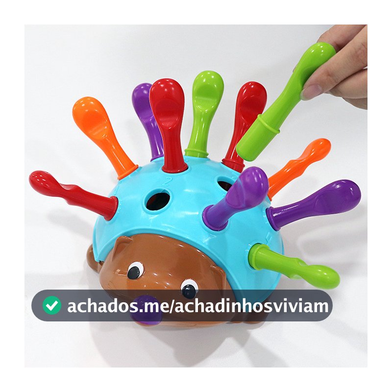 Brinquedo Educacional Do Bebê Ouriço Para O Presente De Natal Treinamento Da Coordenação Mão-Olho