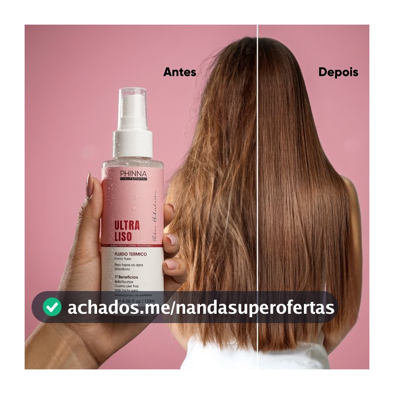 Protetor Térmico Ultra Liso Brilho e Antifrizz 120mL