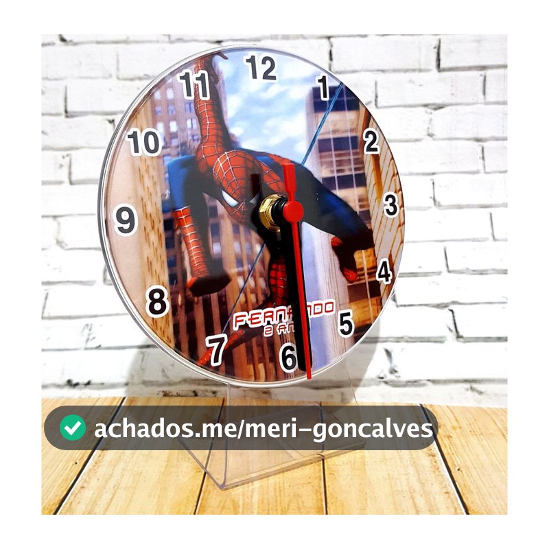Relogio Homem Aranha, Lembrancinhas Aniversario