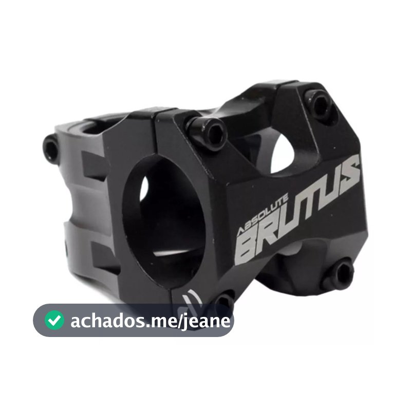 Mesa de Guidão Brutus 31.8X35mm Preto Suporte Alumínio Dh Freeride