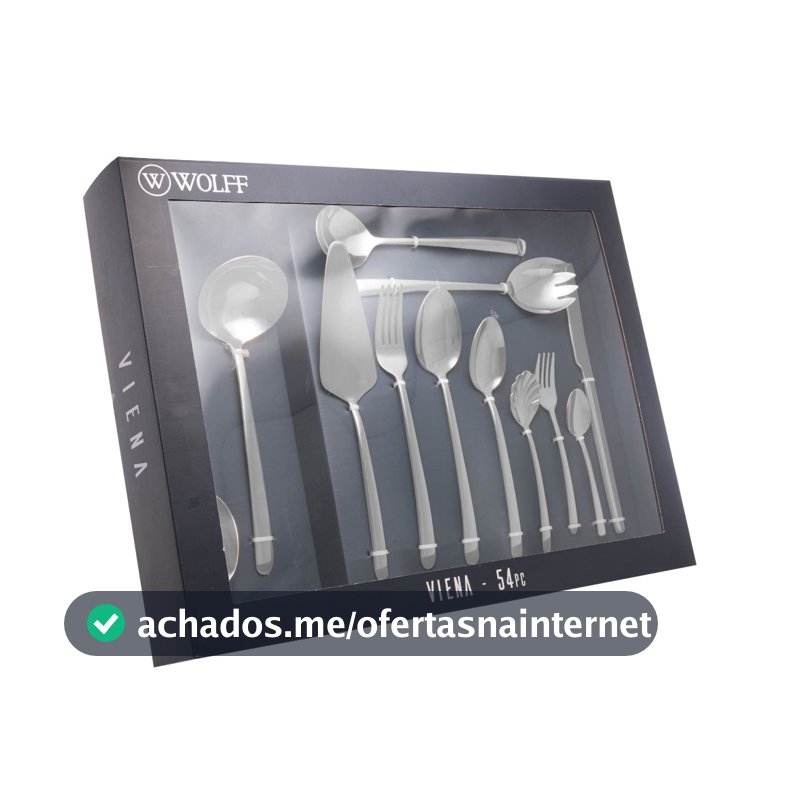 Conjunto Faqueiro Peças Aço Gift Box Viena Wolff