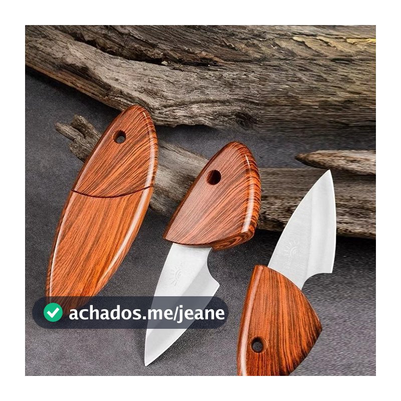 Faca De Frutas Aço Inox Com Bainha Mini Faca Para Piquenique caça pesca camping churrasco, Faca Pescador