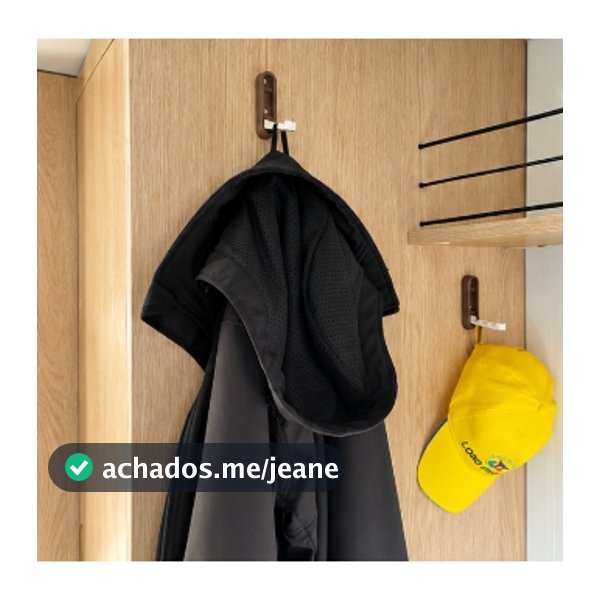 kit 2 Gancho de Parede Retrátil Dobrável Multiuso Organizador para Roupas, Toalhas e Acessórios