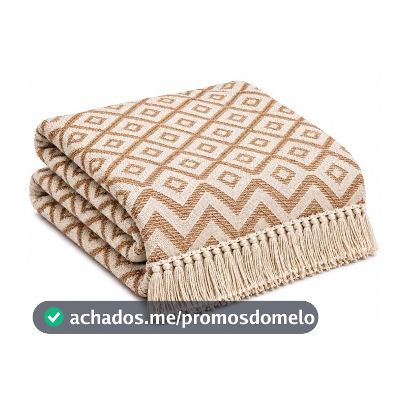 Manta Para Sofá King Luxuosa Decorativa 3,00M x 1,80 / 2,40 x 1,80 / 2,10 x 1,40 Gigante Artesanal