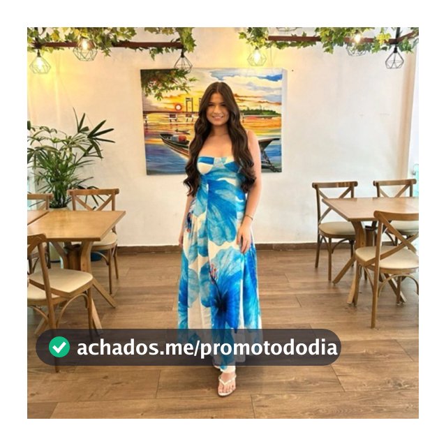 Vestido Longo Feminino – Floral Azul, Alças Reguláveis, Crepe Seda Premium