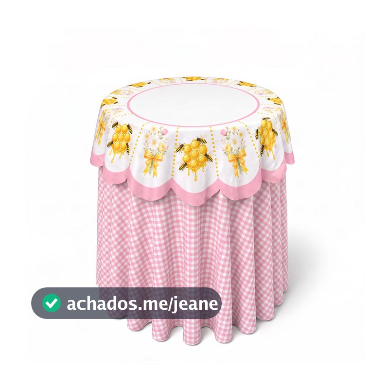 Toalha Cilindro Com Sobreposição Decoração De Festa 50x80