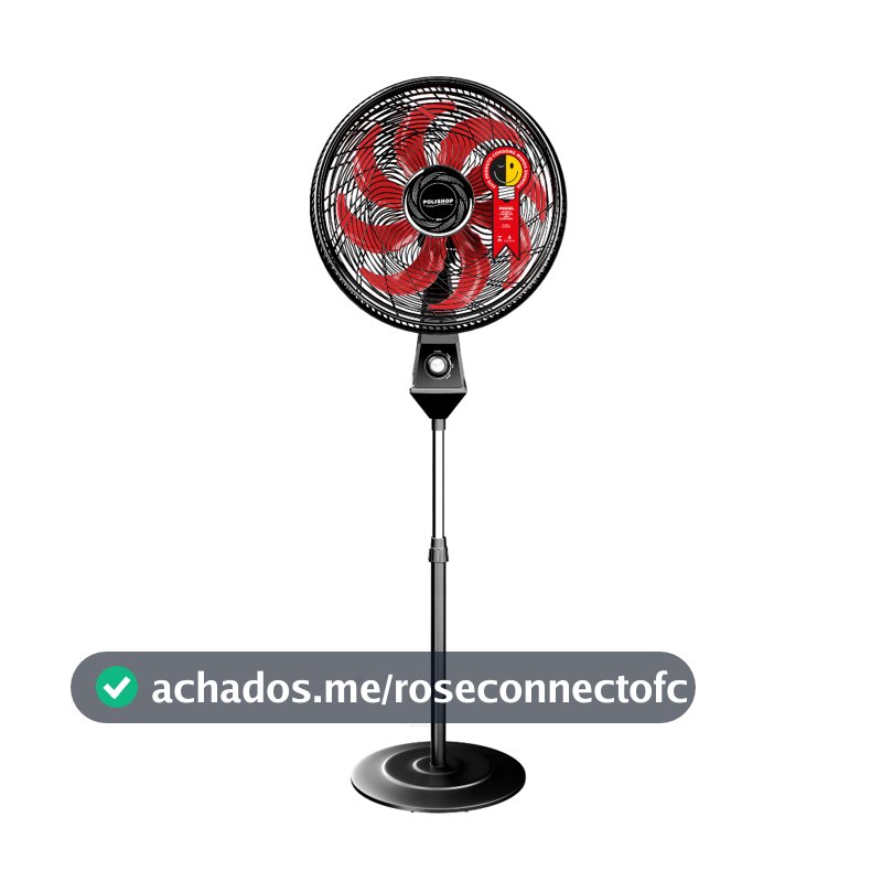 Ventilador de Coluna 180W 50cm 8 Pás 3 Velocidades Potente Silencioso e Econômico POLISHOP