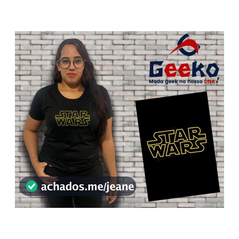 Baby Look Geek Star Wars - All Geek
