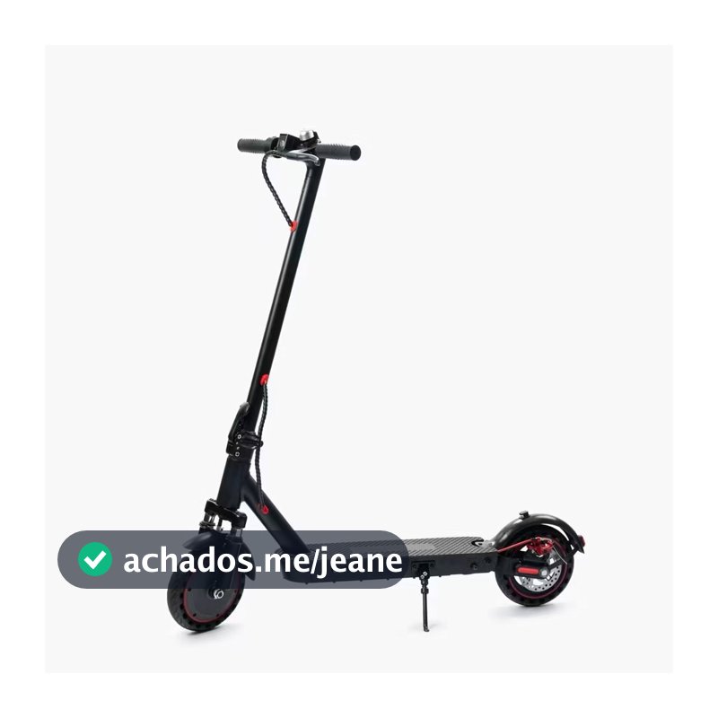 Patinete Elétrico De 350w Com Uma Bateria De Alta Alcança Velocidades De 25-30km/h, Com Autonomia De 4-5 Horas