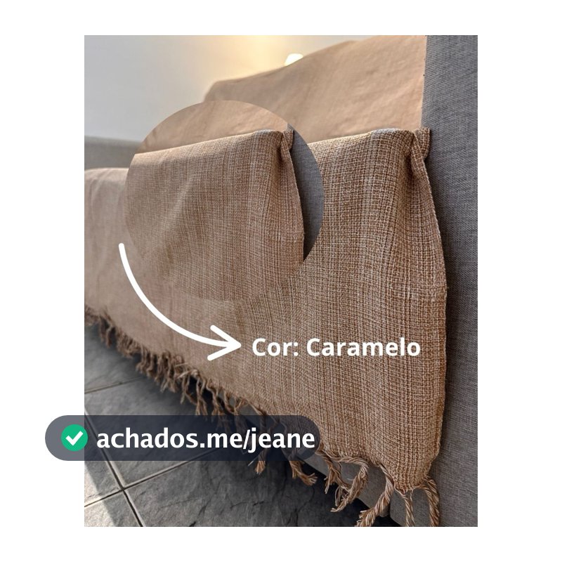 Kit 2 Mantas para Sofá Grande luxo 210x120cm | Algodão 100% | Escolha a Cor | Decoração & Proteção