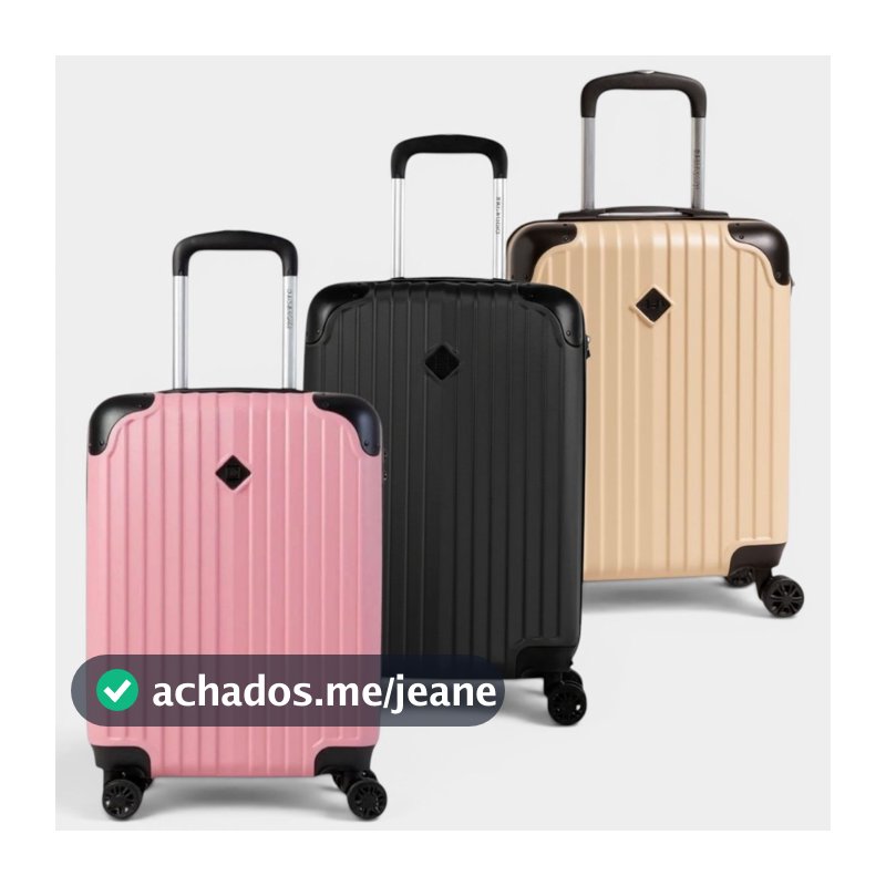 Mala de Viagem de Mão Bagaggio Resistente Anti Furto 360° Original