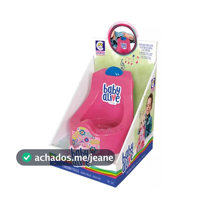 Peniqunho Mágico Com Som Baby Alive - Cotiplás