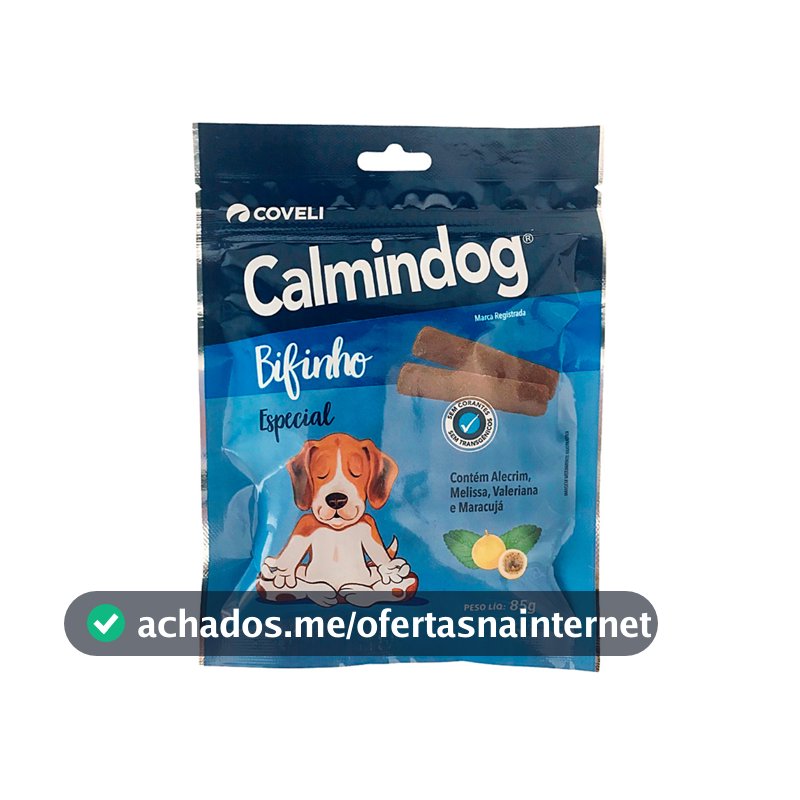 Calmindog Bifinho Petisco Funcional Coveli Para Cães - 85 G