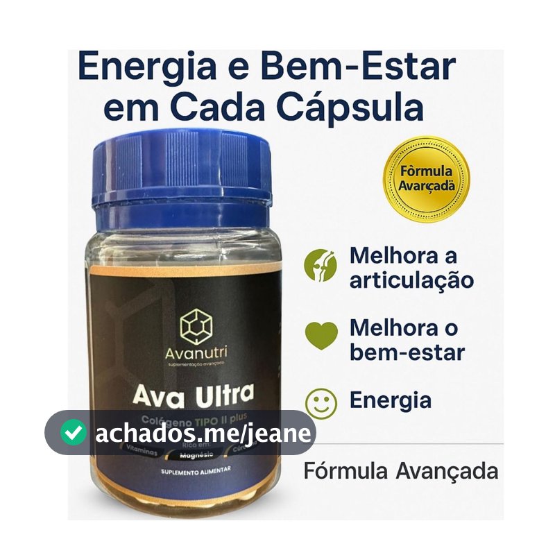 Colageno tipo 2 Pro  Ava Ultra + MAGNESIO + VITAMINAS 30 CAPS