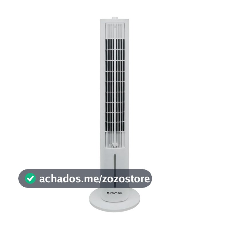 Ventilador Torre Climatizador Ventisol Clit Abastece 3,6 Litros 5 em 1 Silencioso