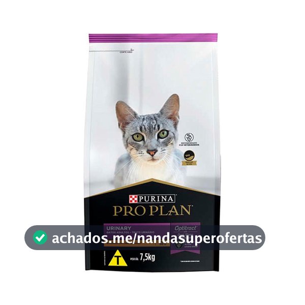 Ração Nestlé Purina Pro Plan Urinary - Trato Urinário para Gatos - 7,5kg