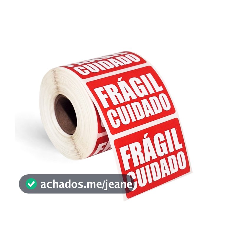 Etiquetas Cuidado Frágil 60x40 (6x4cm)
