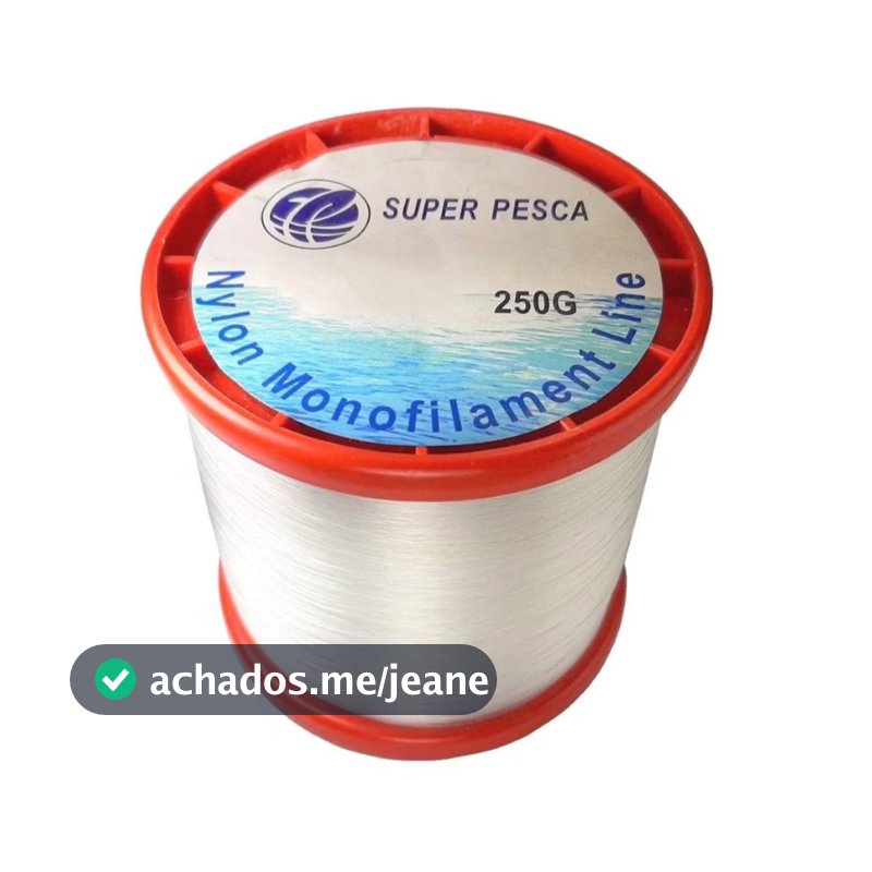 Linha de Pesca Monofilamento Bobina 250g