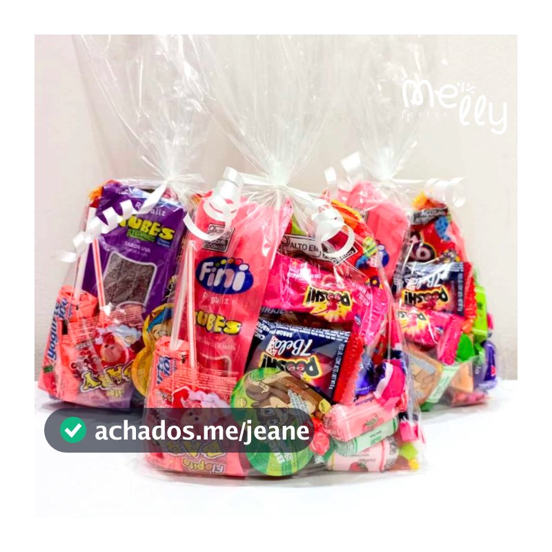 Kit Doces Lembrancinha para Festas Aniversário com 12 Doces e Desenho Colorir Pronto para Uso