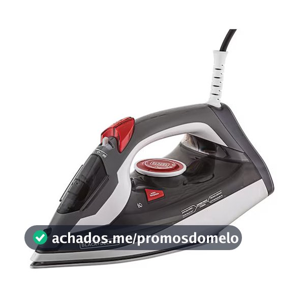 Ferro A Vapor Black+Decker C/Desligue Automático,  Fx3900-Br ( 127 Volts )