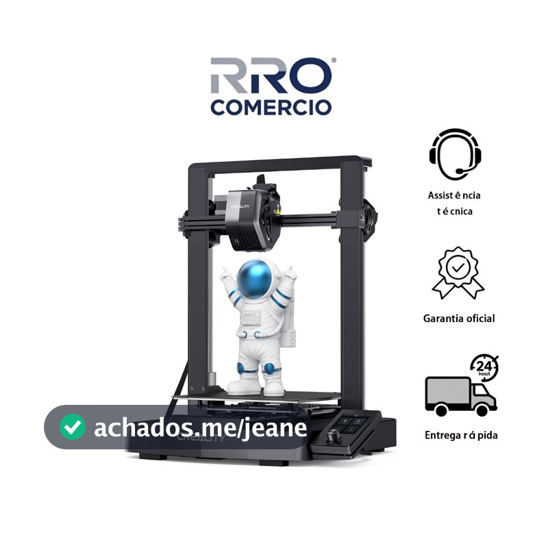 Impressora 3D Creality Ender-3 V3 SE - Alta Velocidade 250mm/s Auto-Nivelamento CR-Touch 127-220V