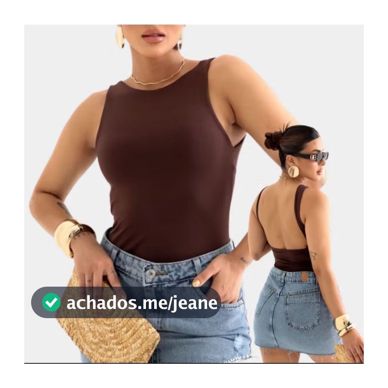 Blusa Feminina Regata Básica Suplex Costas nua, dia a dia academia sem bojo.
