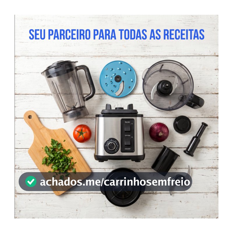 Conjunto de Processador de Alimentos Doméstico Multifuncional 6 em 1 de Alta Potência 1000W
