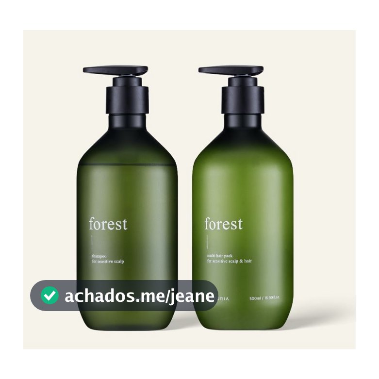 [Naturia] Head Spa Forest Shampoo 500ml E 1000ml/Pacote Multi Cabelo 750ml
