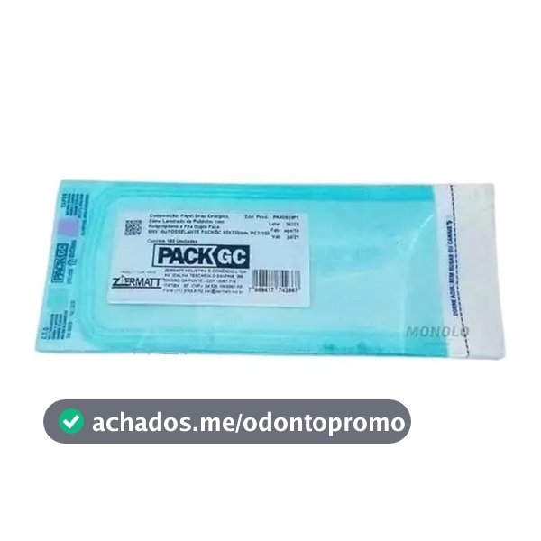 Envelope Para Autoclave Autosselante Esterilização Zermatt c/100un Piercing Unha Odonto