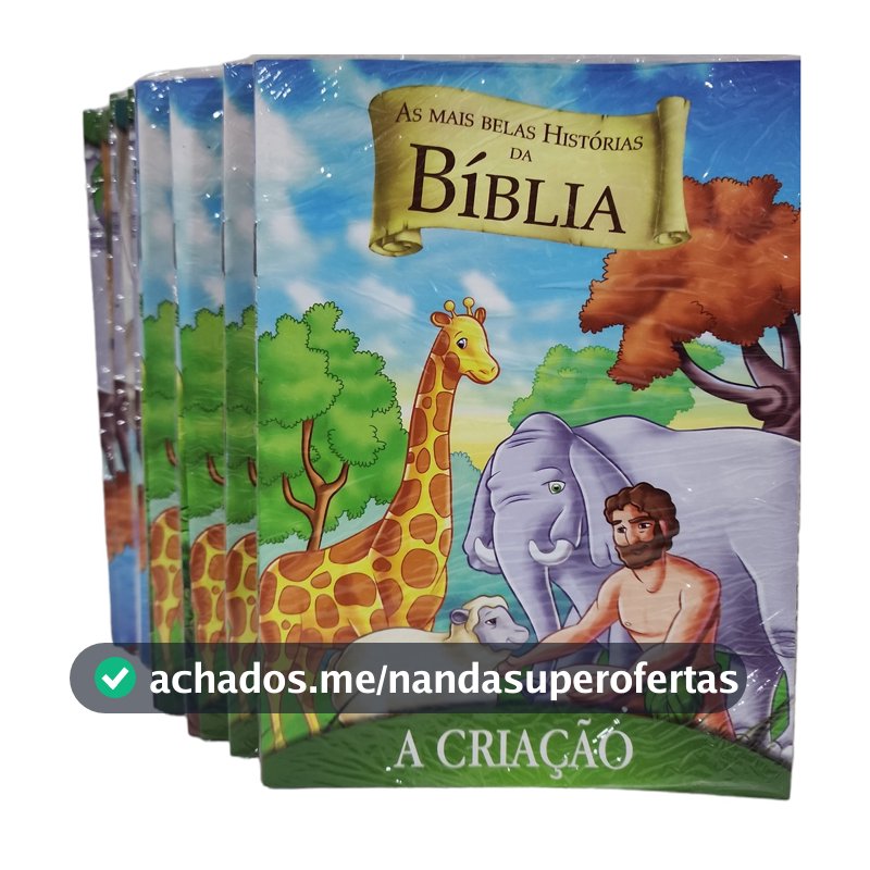 80 Livros Bíblia Só Histórias Atacado