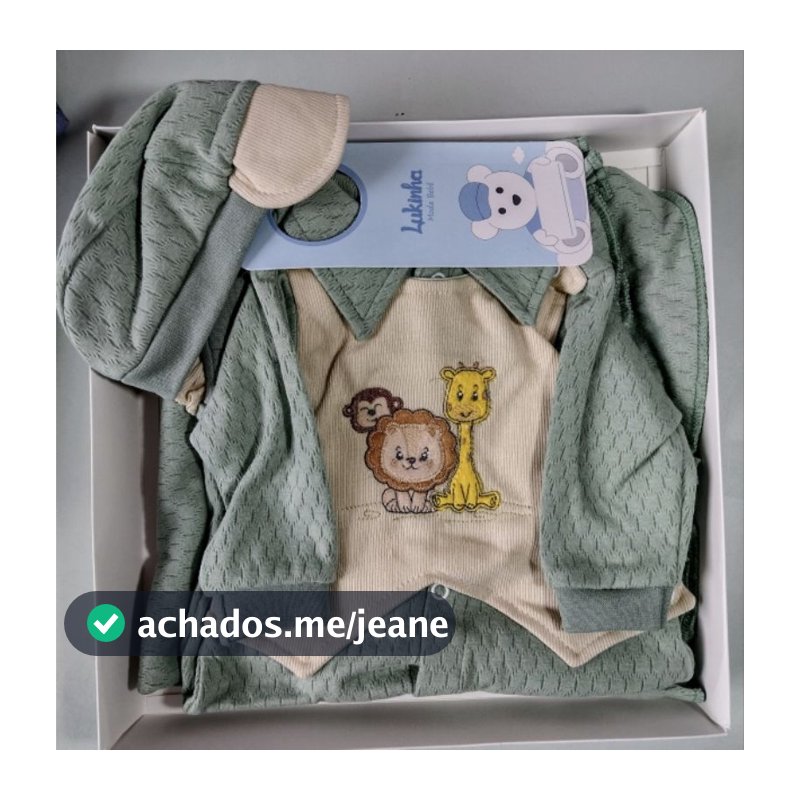 Saída de Maternidade Luxo Menino/Menina - Conjunto Completo e Confortável para Recém-Nascidos