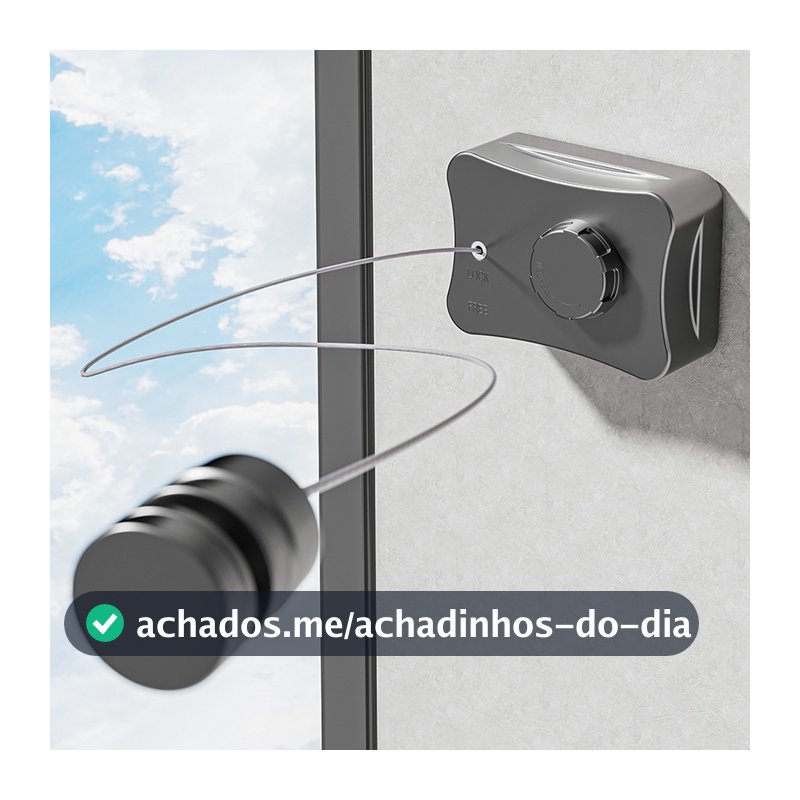 Linha De Lavanderia De Aço Inoxidável Varal Retrátil Ajustável Para Secagem De Roupas Internas E Externas Invisíve