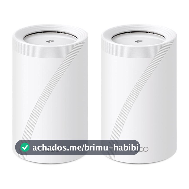 TP-Link Deco BE65 (2 un.) Mesh Wi-Fi 7 BE11000, Tri-band, cobertura até 420 m², 200 dispositivos