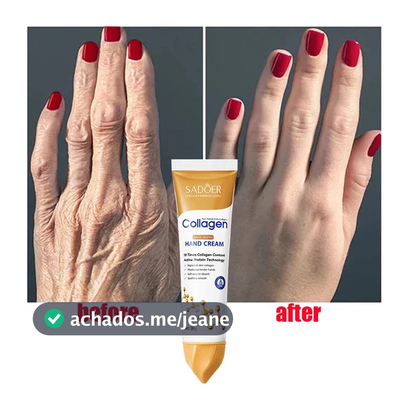 Colágeno Creme Para As Mãos De Rachaduras Na Pele Suavizar Nutrir Secagem Clareamento Hidratante Cuidados Com A Coreana