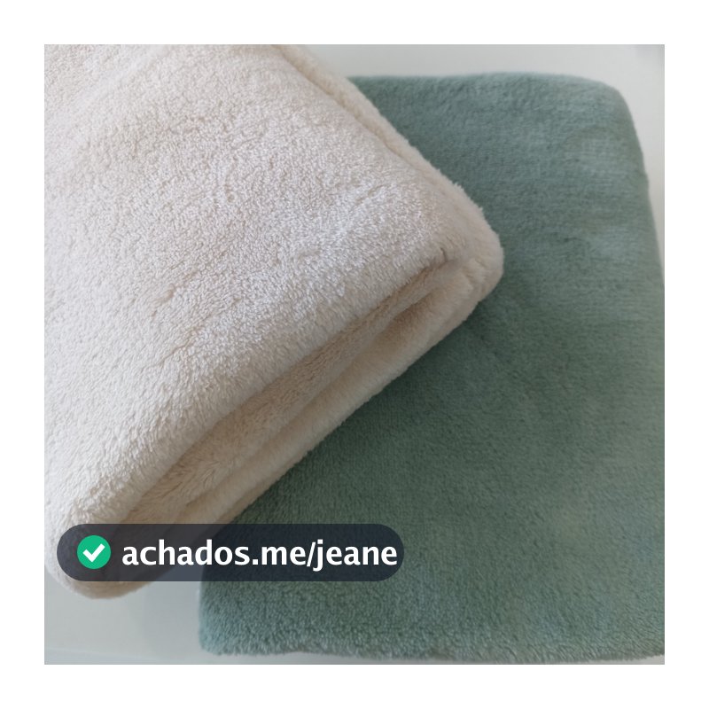 kit com 2 Mantas Bebe Menina Menino Cobertor Microfibra Quentinho Liso Super Macio Saída Maternidade