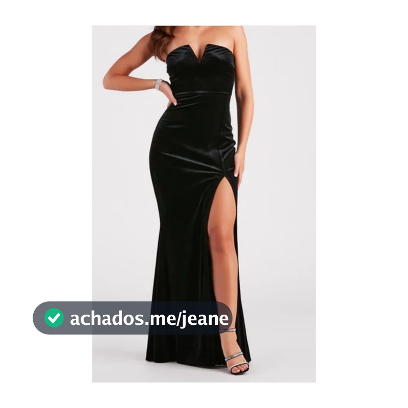 Vestido longo tomara que caia