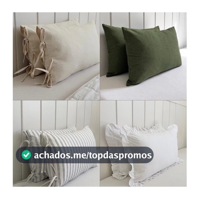 Capa de Almofada Farmhouse ( ⚠️ VENDIDA POR UNIDADE )
