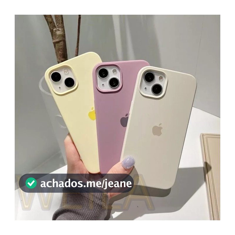 Capa Capinha Case Para iPhone 13 13pro 13promax - Silicone e Interior Aveludado Super Premium