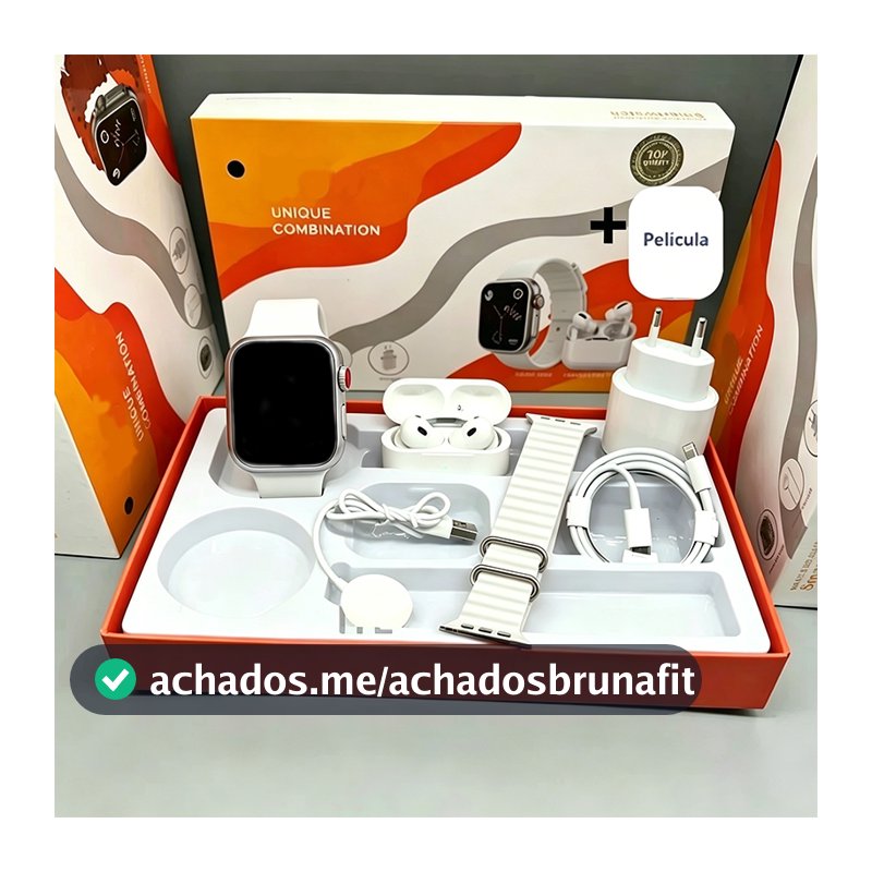 Kit de relógio de versão mais recente 2026 com carregador de carregamento sem fio Bluetooth chamada relógio masculino fe