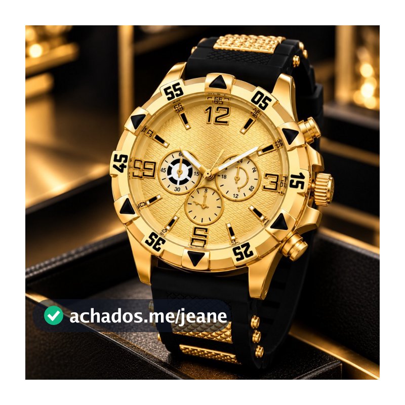 Relógio Original Masculino Premium Luxo