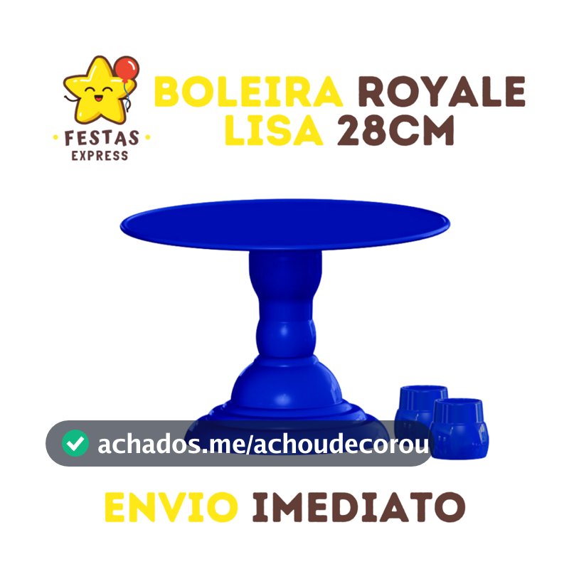 Boleira Royale Lisa 28cm (+26 Cores)